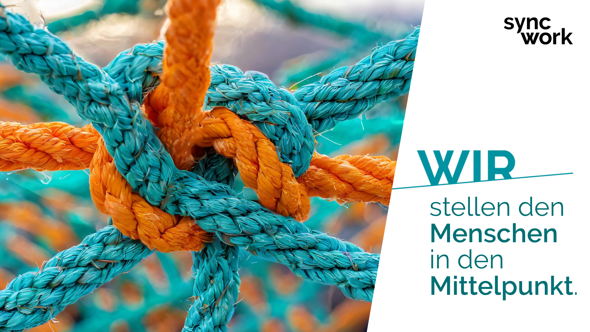 Leitbild Visualisierung: WIR stellen den Menschen in den Mittelpunkt.