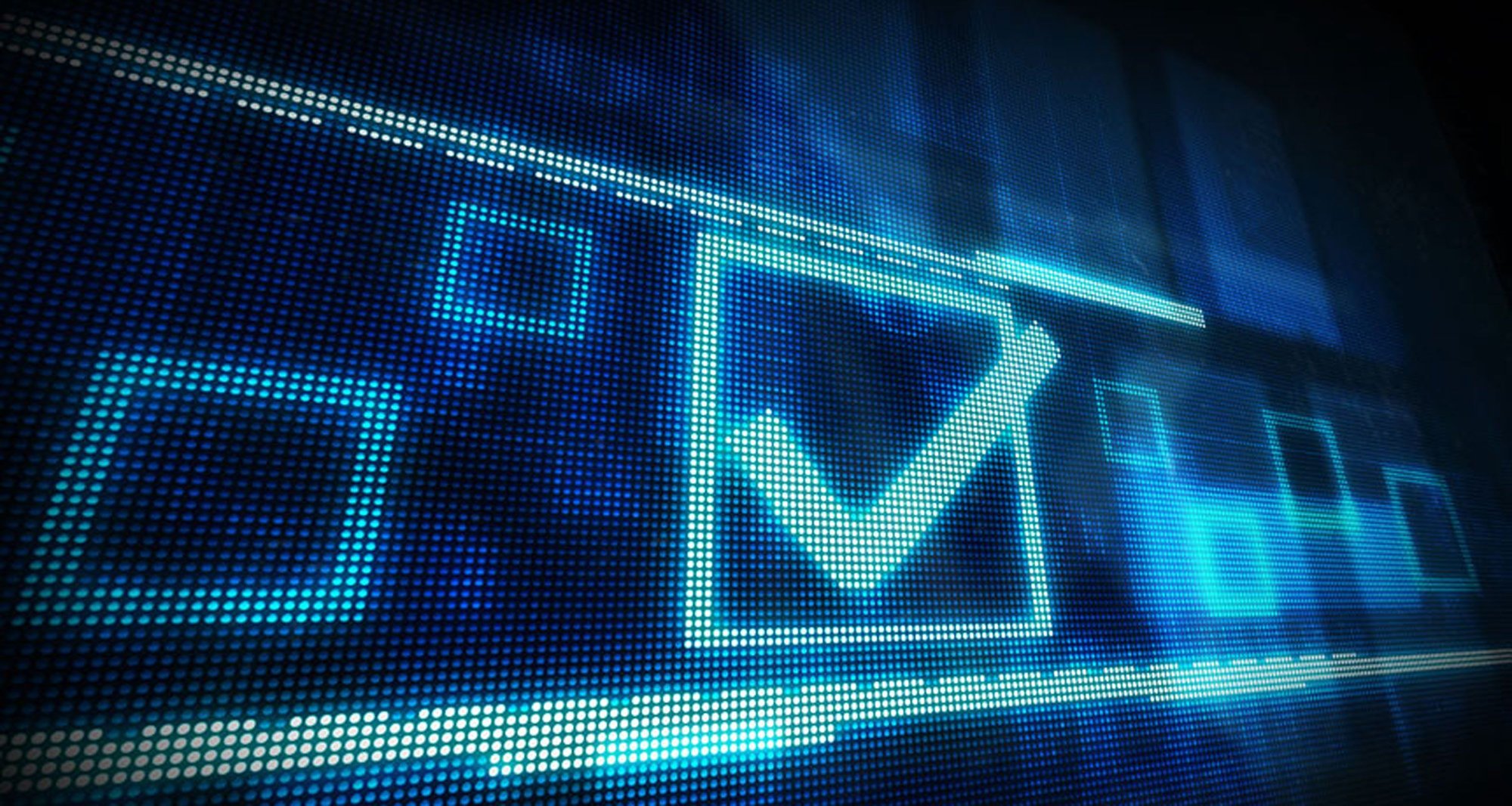 Digital check symbol on display