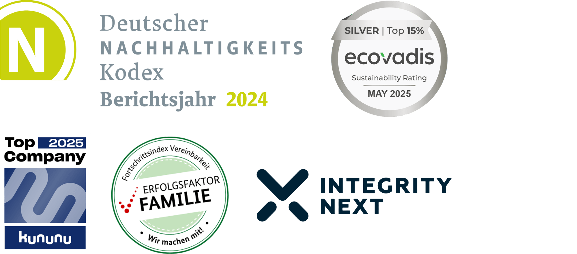 Logos Nachhaltigkeit 2024