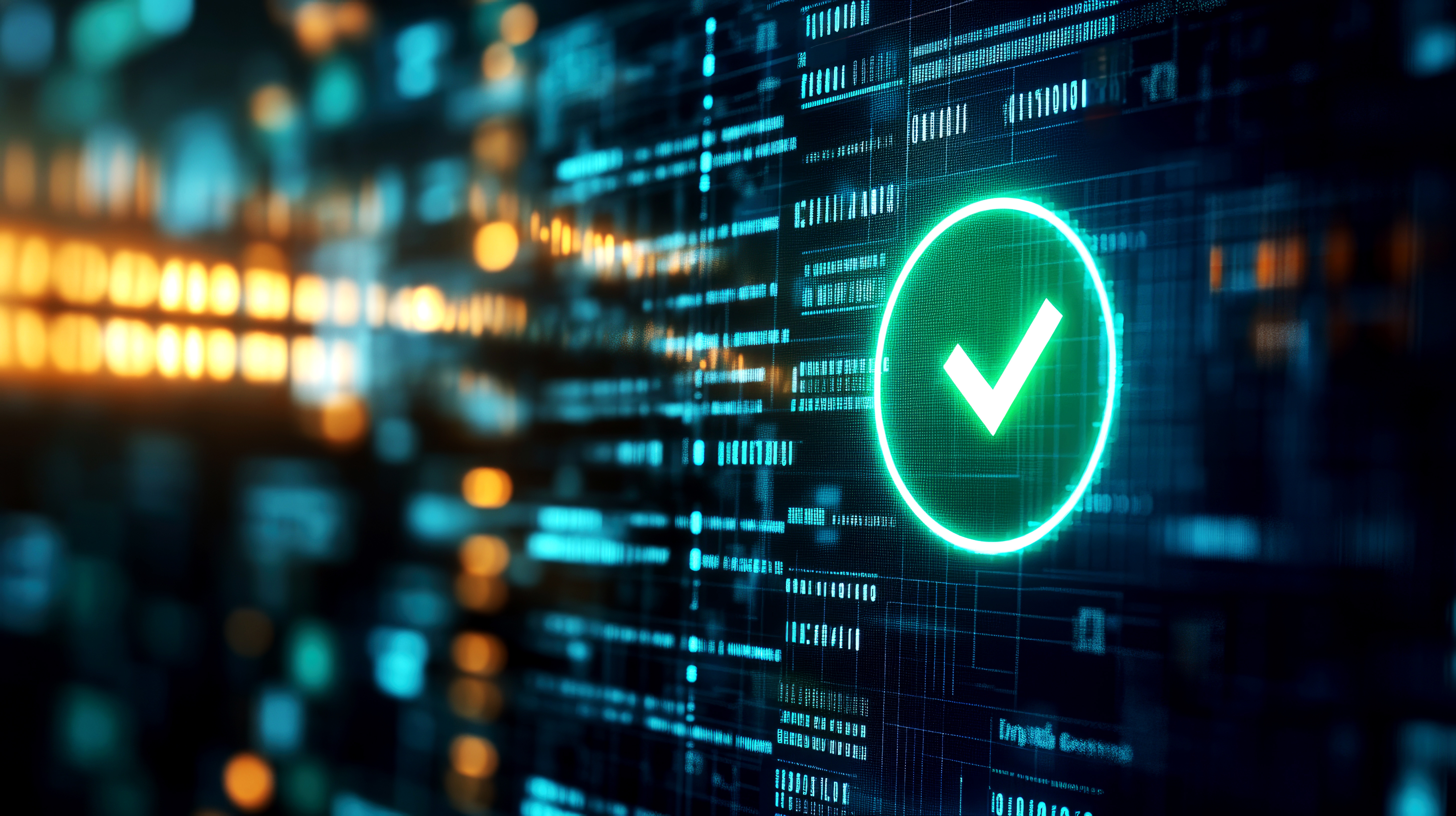 Testmanagement für Banken symbolisiert durch eine Check-Box.
