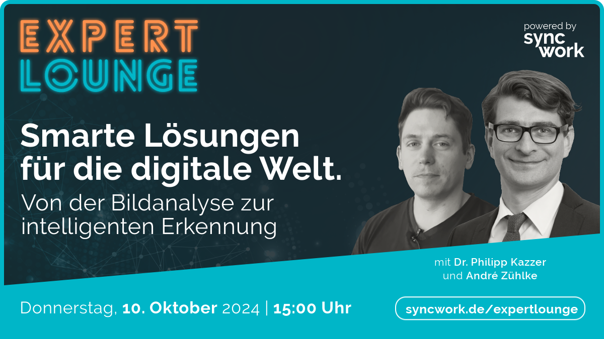 EXPERT LOUNGE Webinar KI Bilderkennung