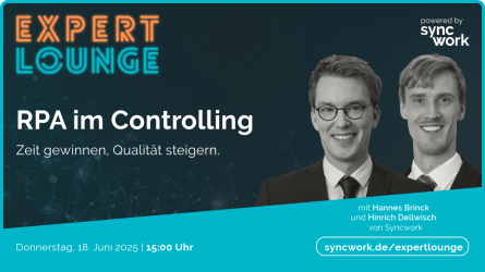 EXPERT LOUNGE Webinar RPA Controlling